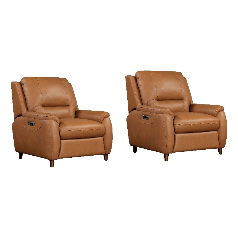 Parker Living Austin Caramel Cream Power Recliner Two Pack