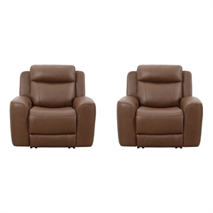 Parker Living Calgary Autumn Umber Power Recliner Two Pack