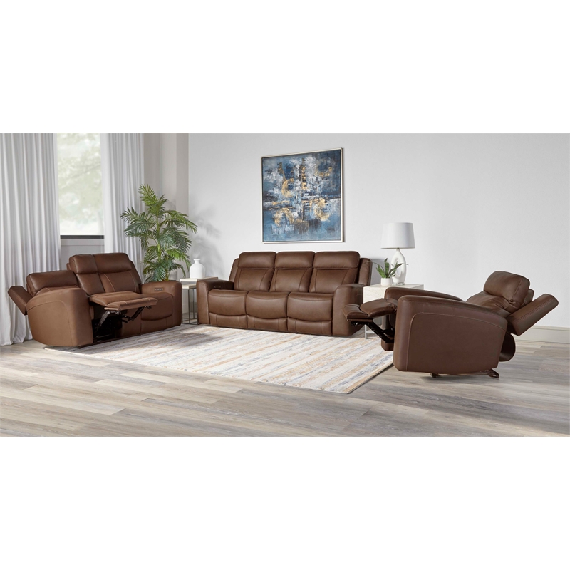 Parker Living Calgary Autumn Umber Power Recliner Two Pack
