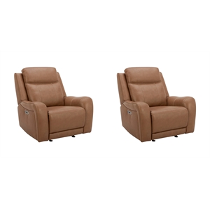 Parker Living Haywood Butternut Power Glider Recliner Two Pack