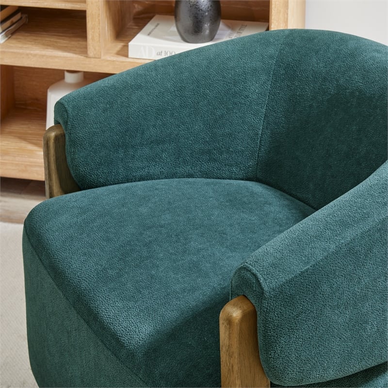Parker Living Finley Island Teal Swivel Accent Chair Two Pack