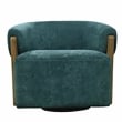 Parker Living Finley Island Teal Swivel Accent Chair Two Pack