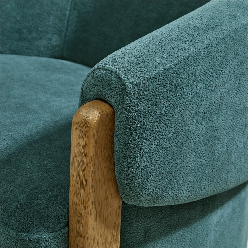 Parker Living Finley Island Teal Swivel Accent Chair