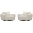 Parker Living Utopia Mega Ivory Chair and A Half with Lumbar Pillow Two Pack