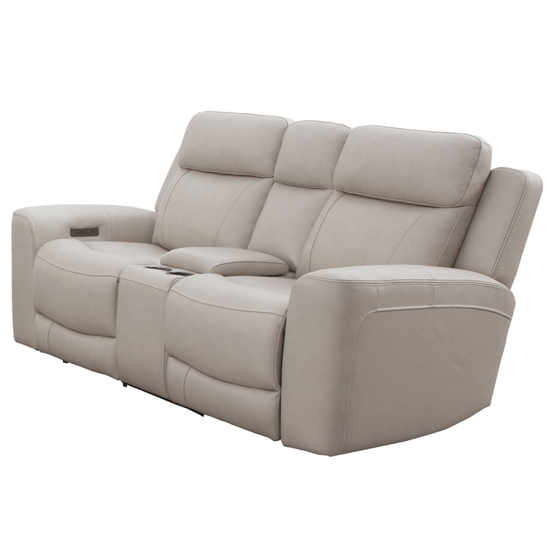 Parker Living Calgary Stone Power Console Loveseat