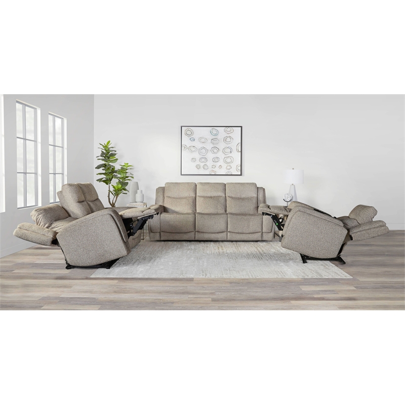 Parker Living Penfield Frappe Power Zero G Sofa with Heat Massage & Speaker