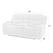 Parker Living Penfield Frappe Power Reclining Sofa Loveseat and Recliner
