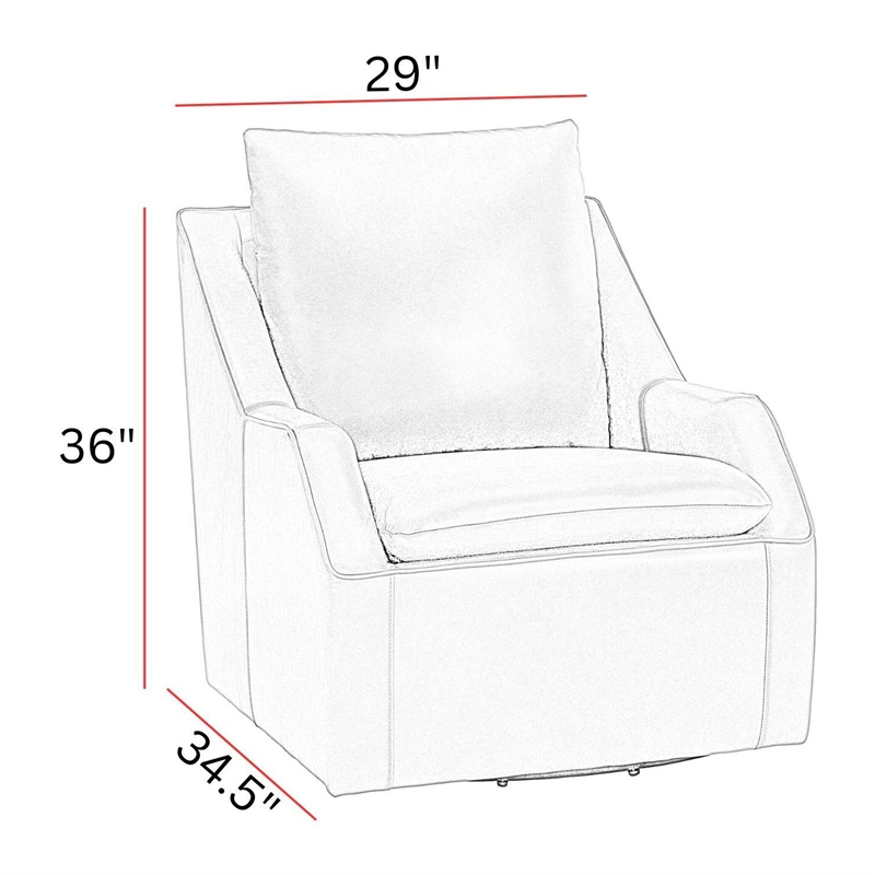Parker Living Asher Steamboat Ice Swivel Accent Chair Two Pack