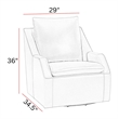 Parker Living Asher Steamboat Ice Swivel Accent Chair Two Pack
