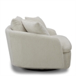 Parker Living Boomer Utopia Sand Large Swivel Chair with 2 Toss Pillows Two Pack