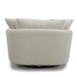 Parker Living Boomer Utopia Sand Large Swivel Chair with 2 Toss Pillows Two Pack