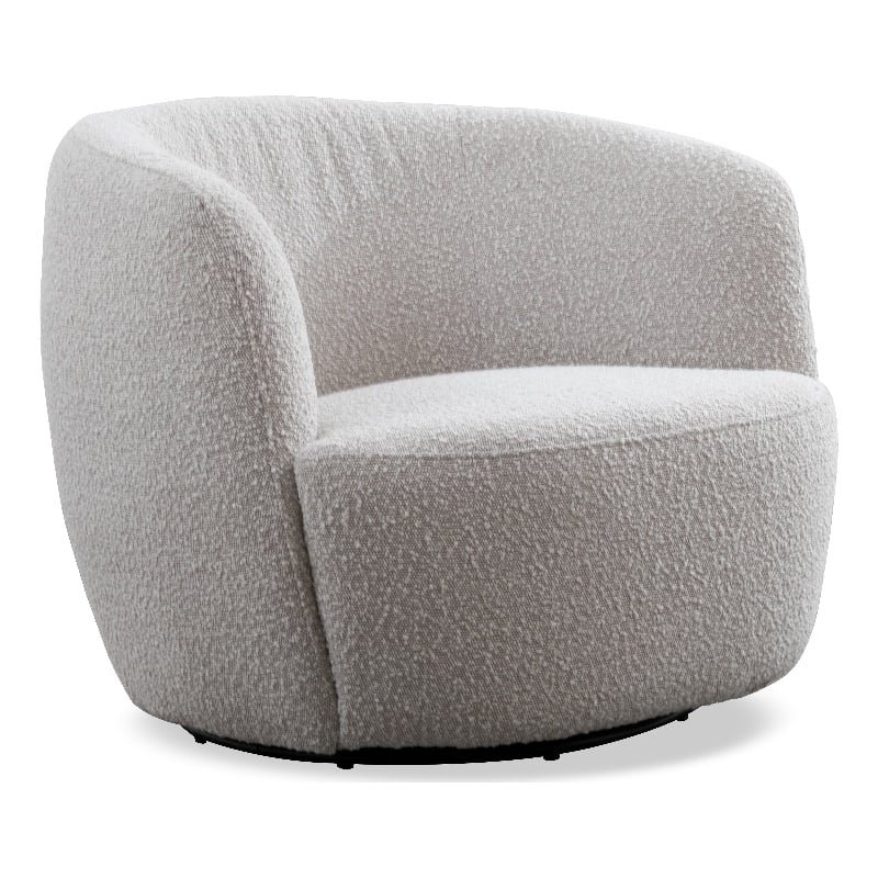 Parker Living Carina Bloke Cotton Swivel Barrel Chair