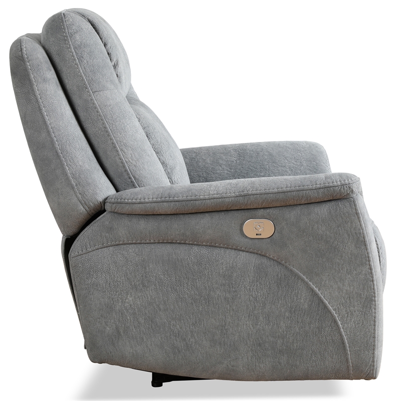 Parker Living Linus Hudson Grey Zero Gravity Power Recliner Two Pack