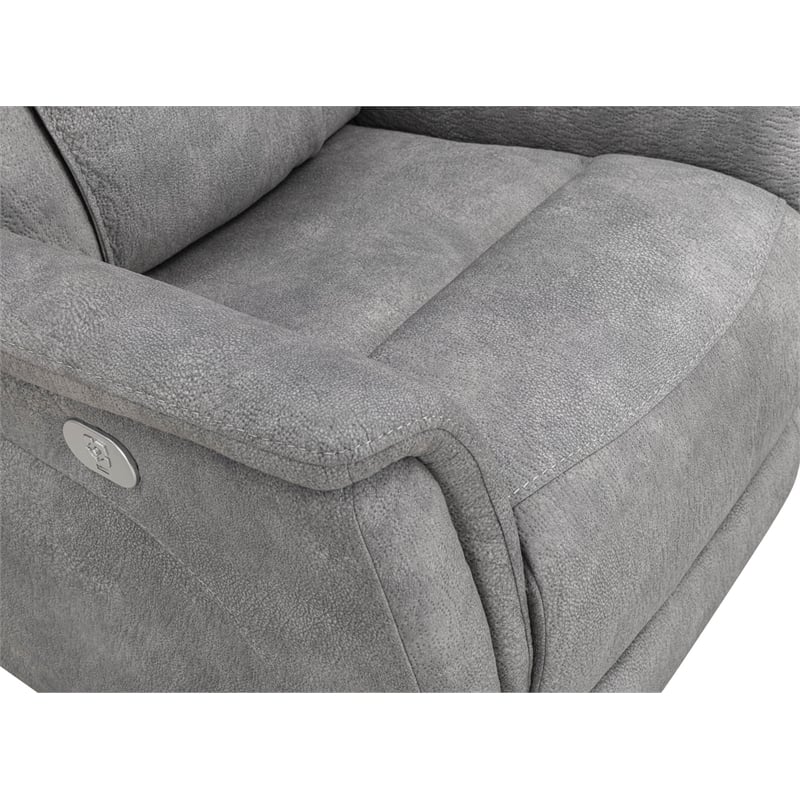 Parker Living Linus Hudson Grey Zero Gravity Power Recliner Two Pack