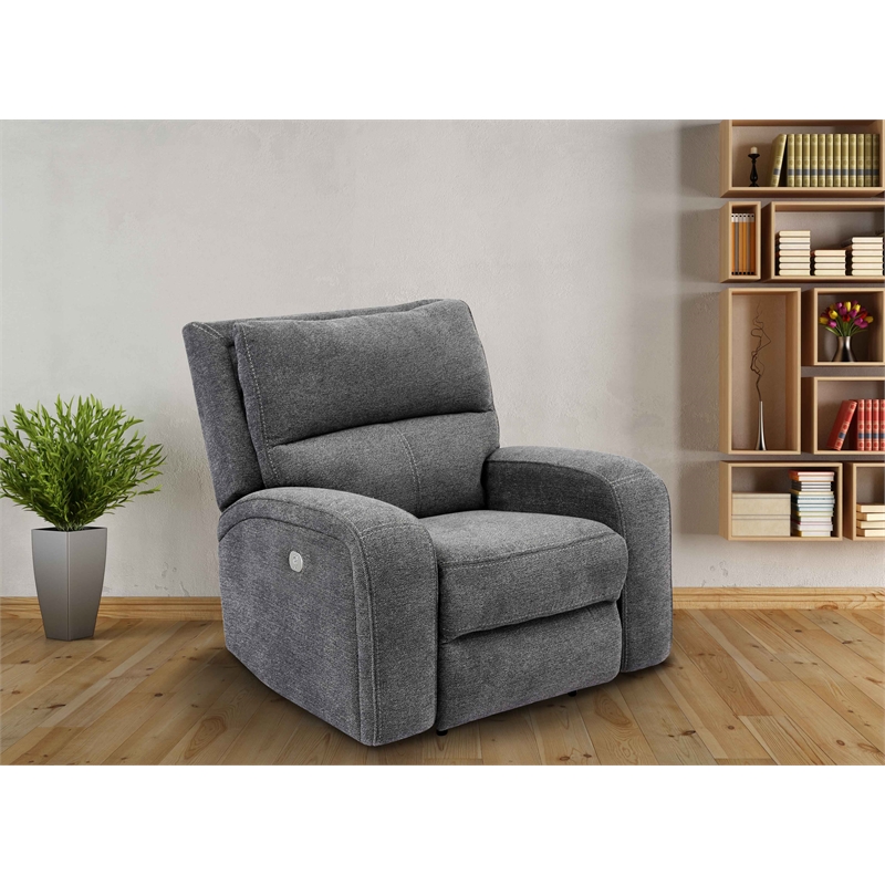 Parker Living Polaris Bizmark Grey Power Recliner Two Pack