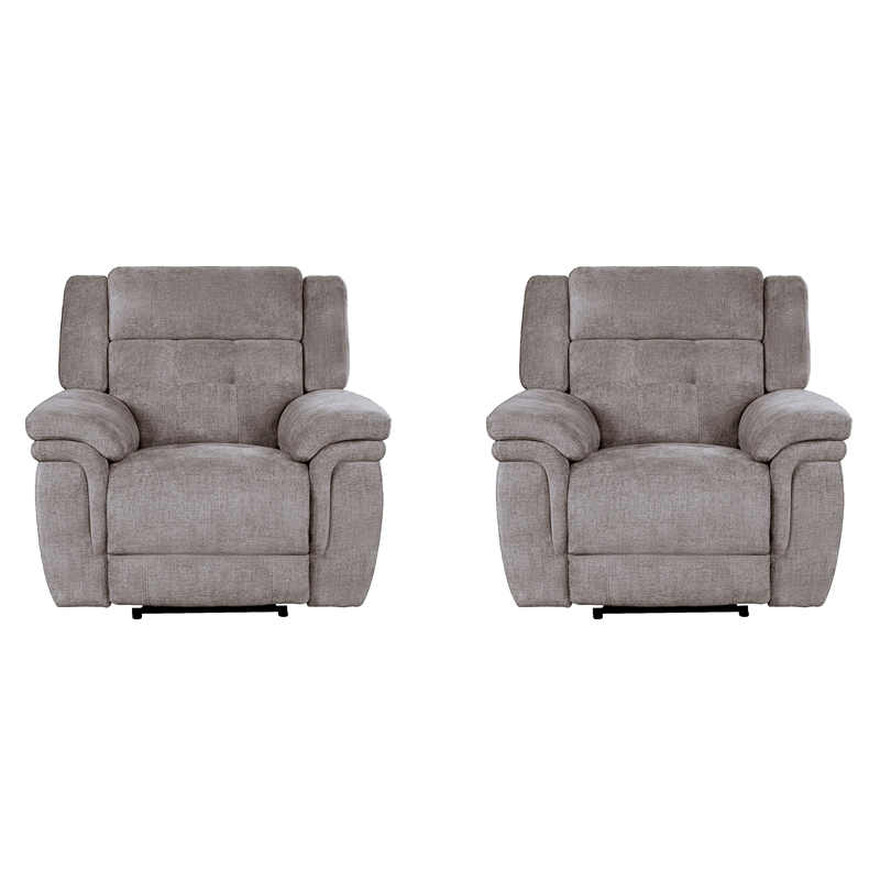 Parker Living Richland Bristol Grey Power Recliner Two Pack