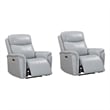 Parker Living Cascade Seamist Grey Power Recliner Two Pack