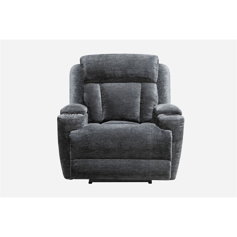 Parker Living Dalton Lucky Charcoal Power Recliner Two Pack