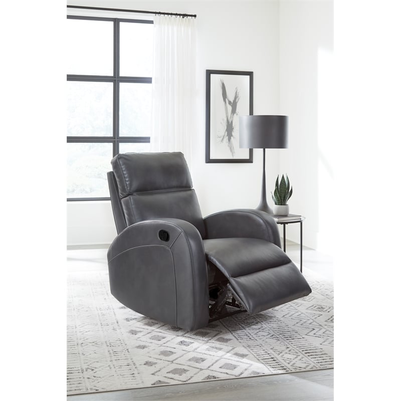 Parker Living Devin Pebble Grey Manual Recliner Two Pack