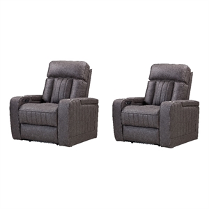 parker living equinox mercury power recliner two pack