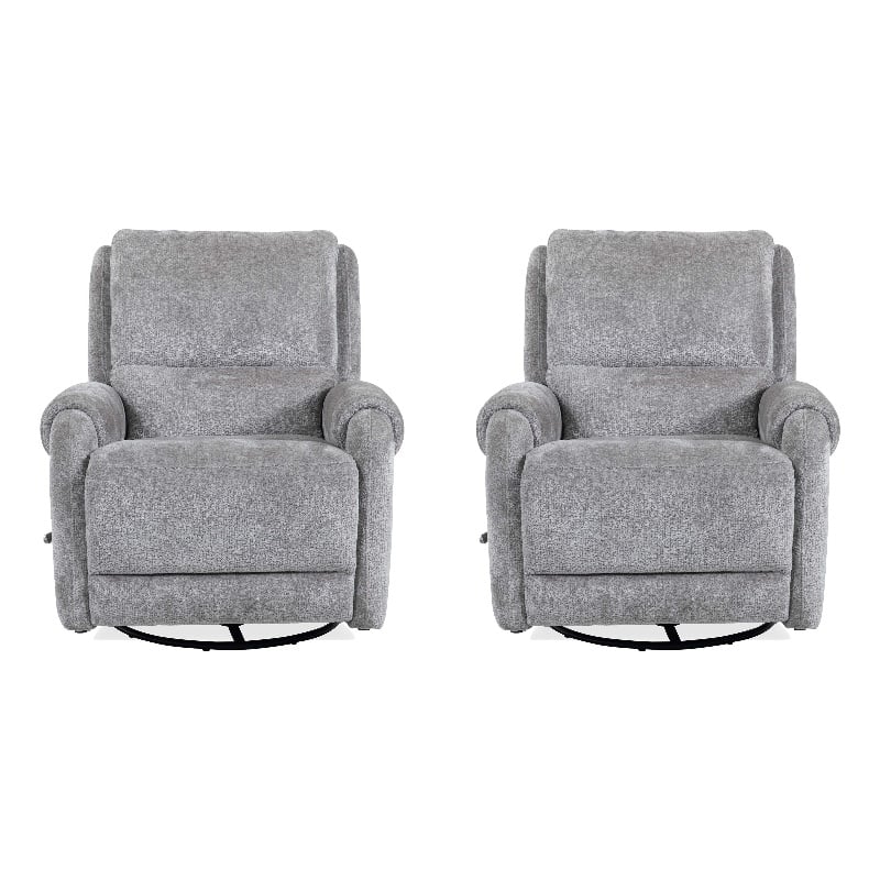 Parker Living Gentry Shadowplay Manual Swivel Glider Recliner Two Pack