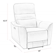 Parker Living Taylor Brazilian Cappuccino Power Zero Gravity Recliner Two Pack