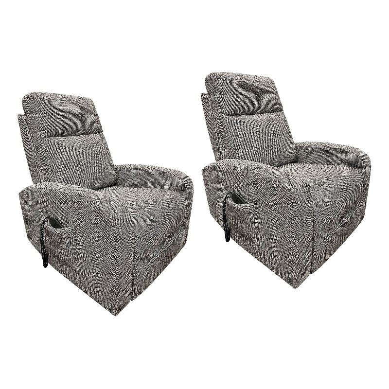 Parker Living Thriller Natural Beauty Grey Power Lift Recliner Two Pack