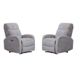 Parker Living Tuscany Whiskers Nature Power Recliner Two Pack