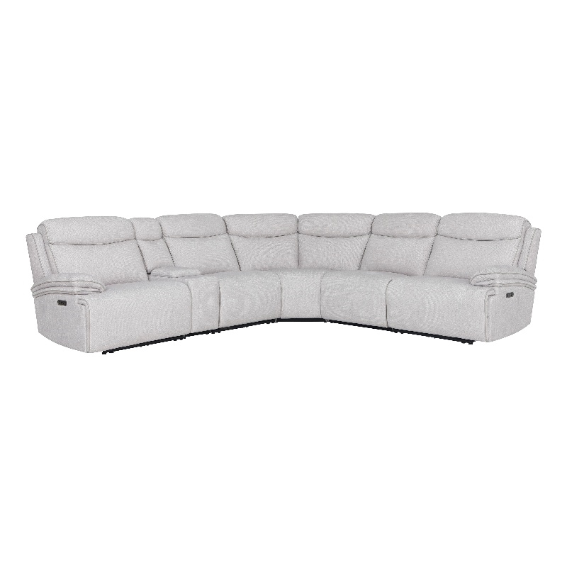 Parker Living Alpine - Airy Snow 6 Piece Power Reclining Sectional