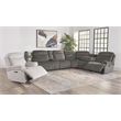 Parker Living Alpine - Airy Midnight 6 Piece Power Reclining Sectional