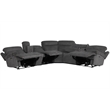 Parker Living Alpine - Airy Midnight 6 Piece Power Reclining Sectional