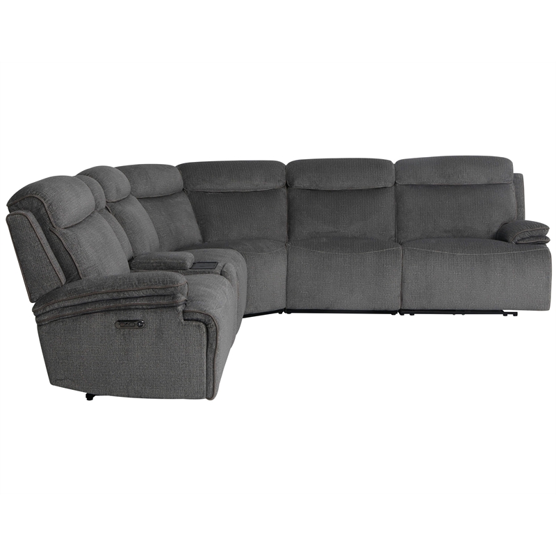 Parker Living Alpine - Airy Midnight 6 Piece Power Reclining Sectional