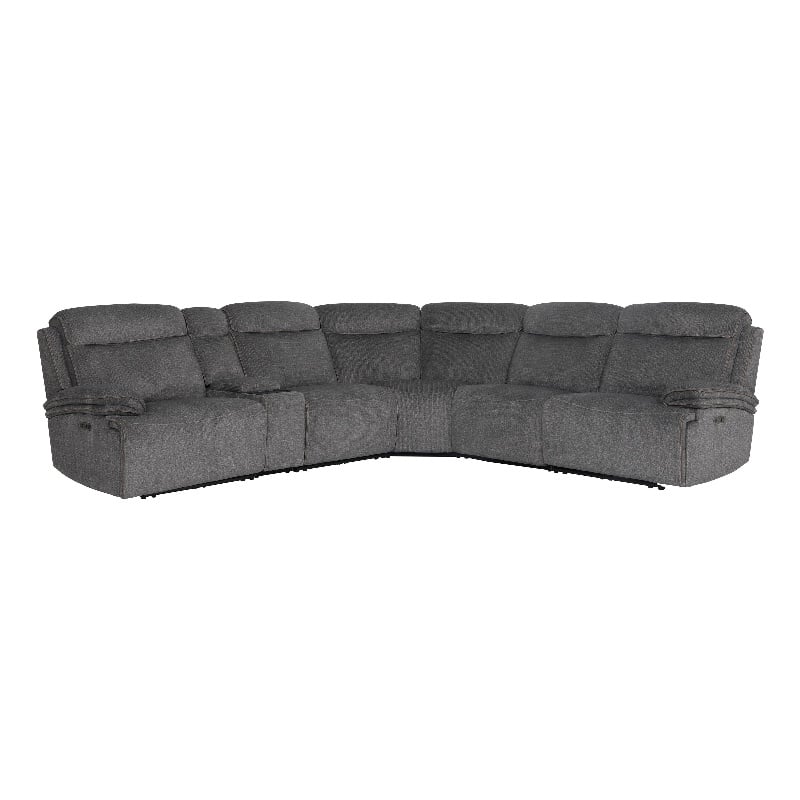 Parker Living Alpine - Airy Midnight 6 Piece Power Reclining Sectional