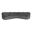 Parker Living Alpine - Airy Midnight 6 Piece Power Reclining Sectional