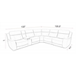 Parker Living Calgary - Autumn Umber 6 Piece Power Reclining Sectional