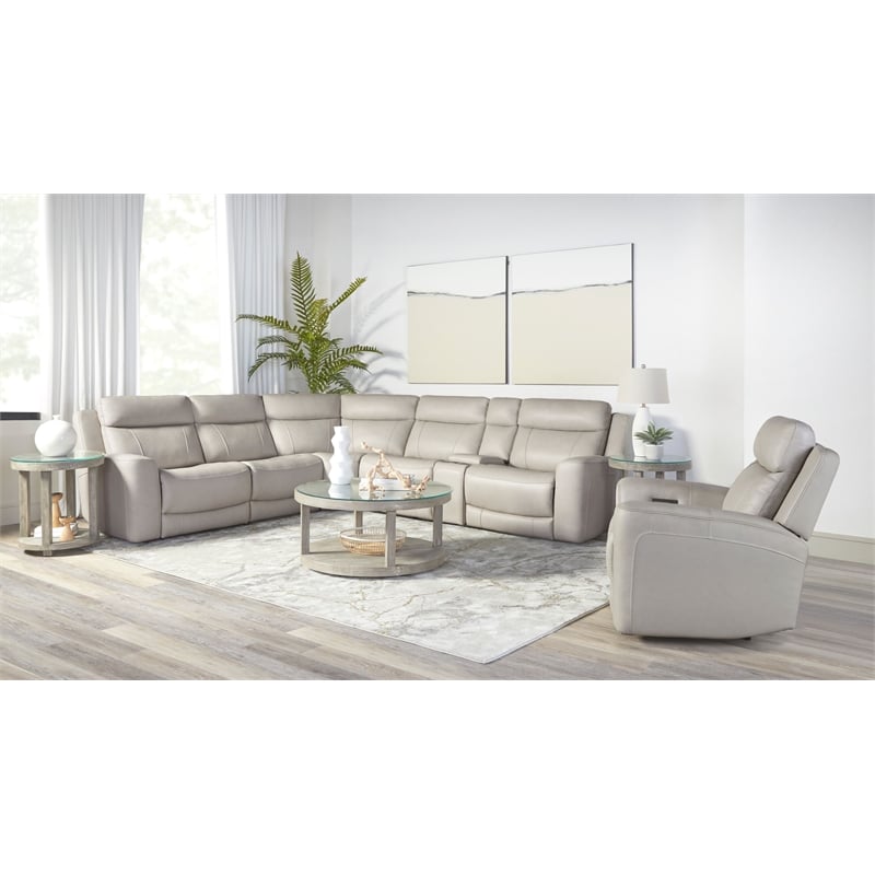 Parker Living Calgary - Stone 6 Piece Power Reclining Sectional
