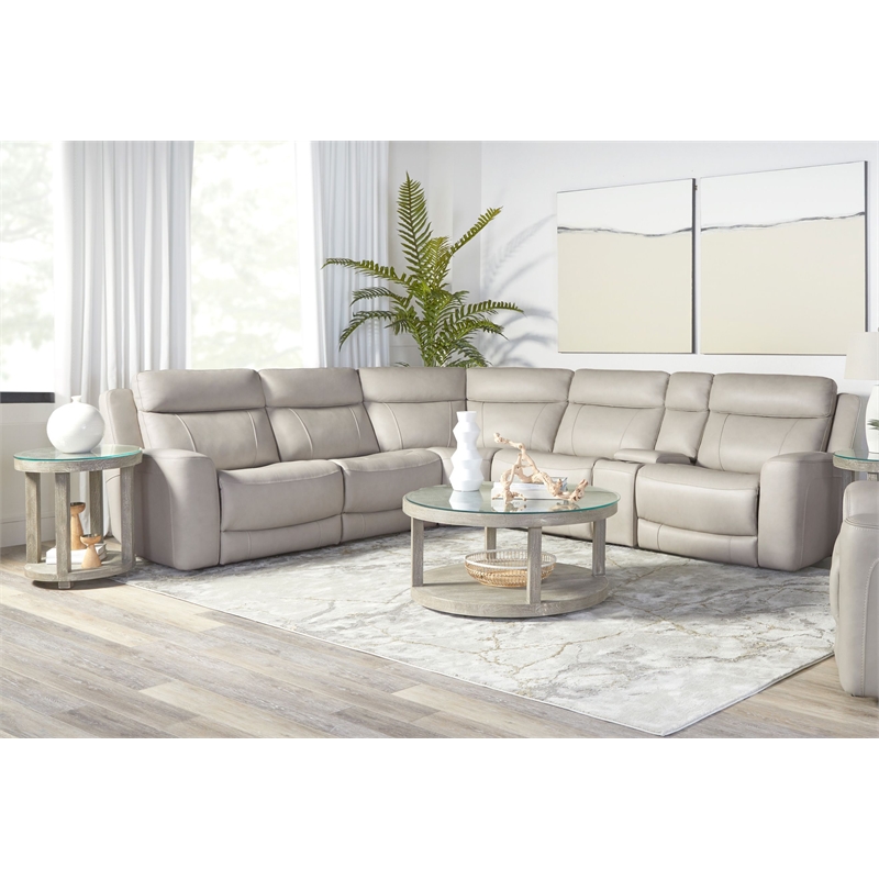 Parker Living Calgary - Stone 6 Piece Power Reclining Sectional