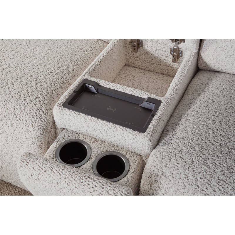 Parker Living Lancaster - Fluffy River Rock 6 Piece Power Reclining Sectional