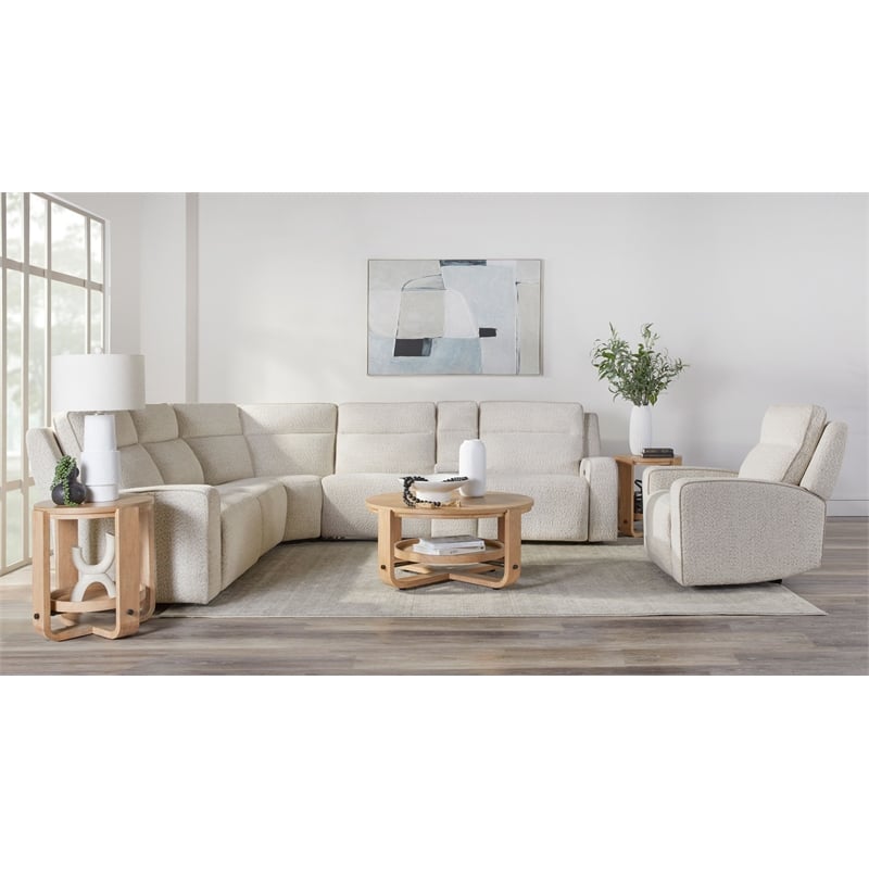 Parker Living Lancaster - Fluffy River Rock 6 Piece Power Reclining Sectional