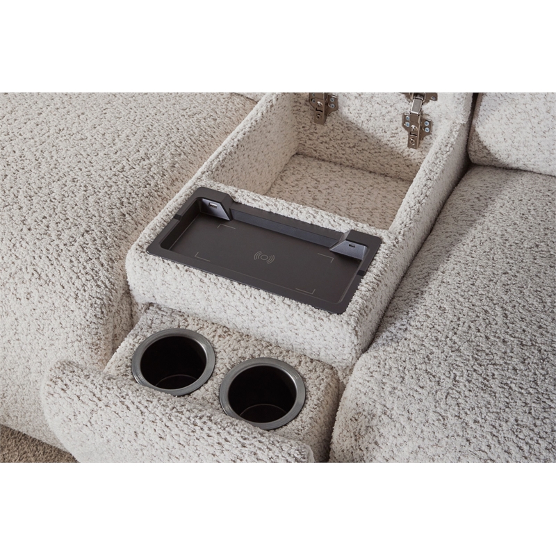 Parker Living Lancaster - Fluffy River Rock 7 Piece Power Reclining Sectional