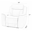 Parker Living Calgary Stone Power Reclining Sofa and Recliner
