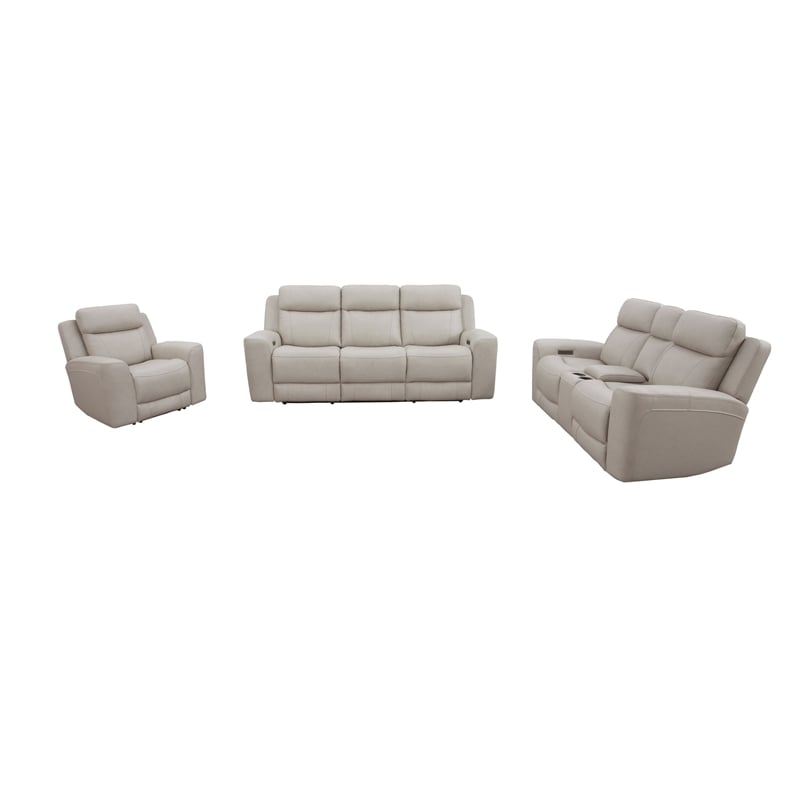 Parker Living Calgary Stone Power Reclining Sofa Loveseat and Recliner