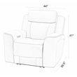 Parker Living Calgary Stone Power Reclining Sofa and 2 Recliners