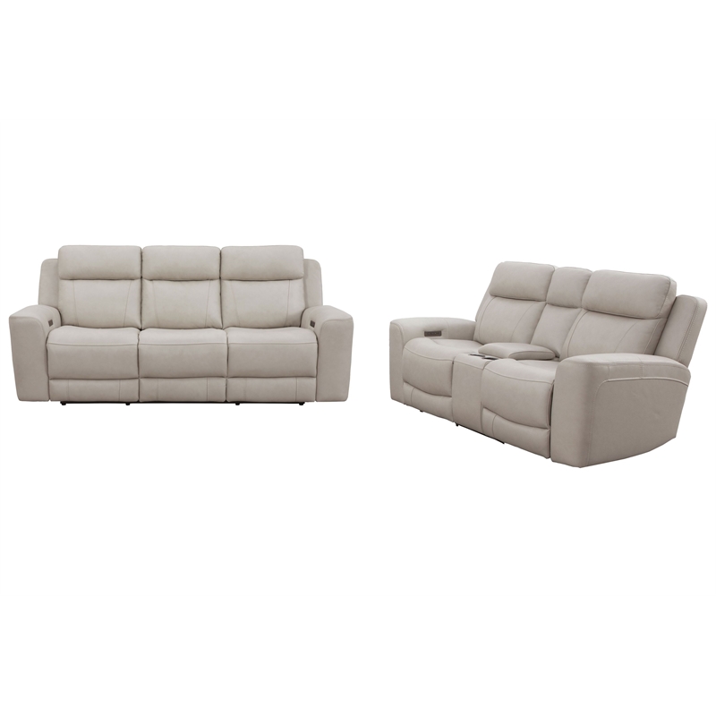 Parker Living Calgary Stone Power Reclining Sofa and Loveseat
