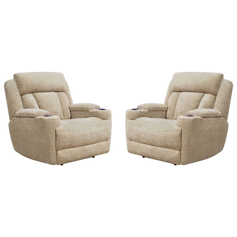Parker Living Dalton Lucky Fawn Power Recliner Two Pack