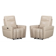 Parker Living Bradford Steamboat Quartz Power Zero Gravity Recliner Two Pack