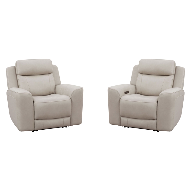Parker Living Calgary Stone Power Recliner Two Pack