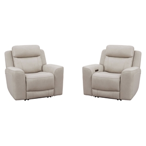 Parker Living Calgary Stone Power Recliner Two Pack