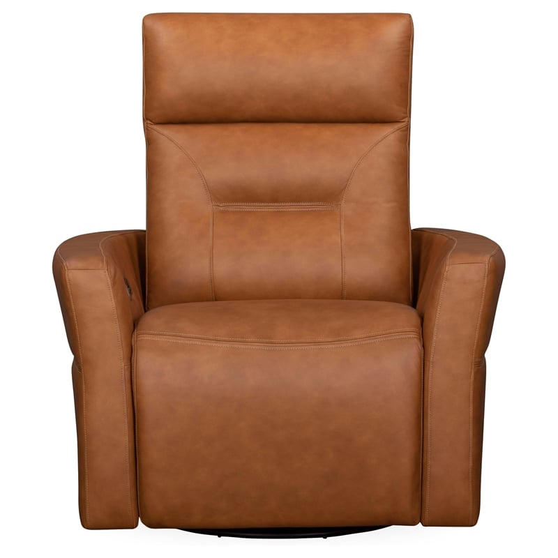 Parker Living Remmington Vintage Caramel Power Swivel Glider Recliner Two Pack