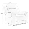 Parker Living Momentum Granite Power Zero Gravity Recliner with Heat & Massage